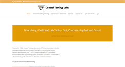 Desktop Screenshot of coastaltestinglabs.com