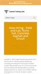 Mobile Screenshot of coastaltestinglabs.com